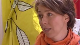 Hortonomi ja puutarhaneuvoja Eija Keski-Korpela. Kuva: Puutarhaunelmia, YLE