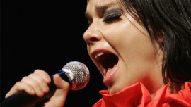 Björk Gudmundsdottir. Kuva: AP Graphics Bank/YLE Kuvapalvelu.