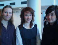 Annina ja Mia Teppo sekä Laura Takalo