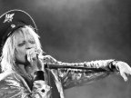 Michael Monroe koppalakki päässään. 