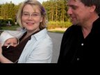 Elina Lindblad, klarinetisti Päivi Kiljala ja kapellimestari John Storgårds konsertin jälkeen.