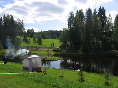 Vuoden 2008 rallikuvakisan kolmanneksi paras kuva. Kuvaaja: Ilkka Rämö