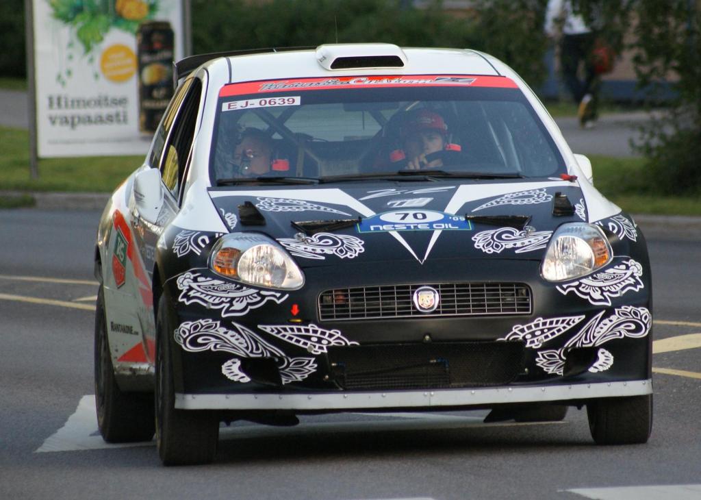 Kimi Räikkönen&Kaj Lindström Finland Fiat Punto Grande Punto S2000